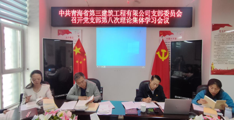三建公司黨支部召開第八次理論集體學習會 ----集團黨委委員、紀委書記講主題教育專題黨課