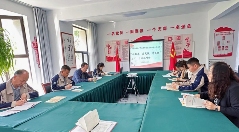 民爆公司黨支部開(kāi)展“知敬畏、存戒懼、守底線” 專(zhuān)題研討