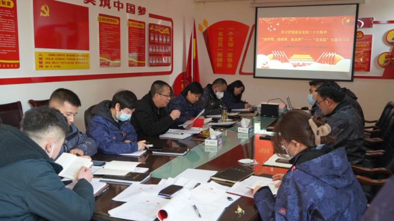 物產(chǎn)汽貿(mào)黨支部召開“知學理、悟原理、踐真理” ——黨章篇”專題學習會